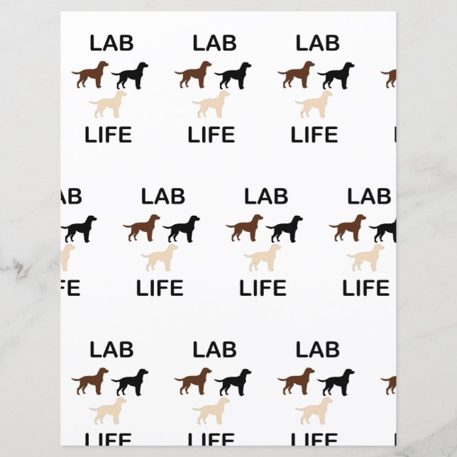 lab life all colours silhouettes (Front)