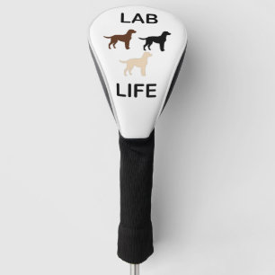 lab life all colours silhouettes golf head cover