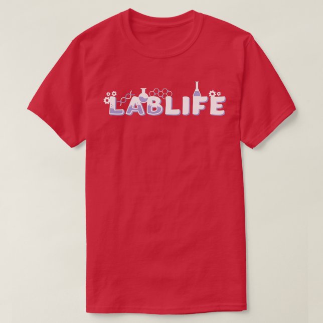 Lab Life Science Chemistry Professor Laboratory T-Shirt (Design Front)