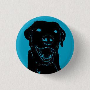Lab Love 3 Cm Round Badge
