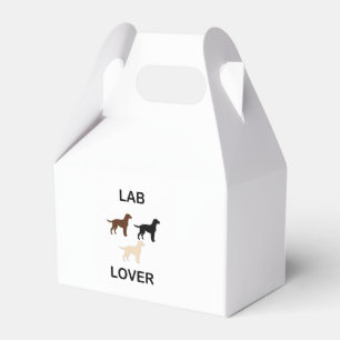 Lab Lover all colors silhouettes Favour Box
