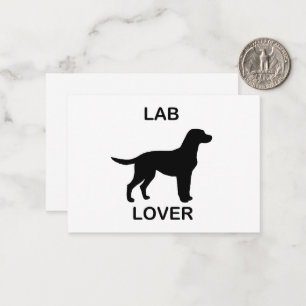 lab lover card