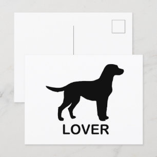 lab lover postcard