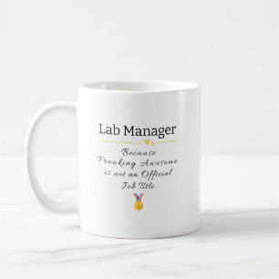 Lab Manager – Freaking Awesome Job Title Coffee Mug