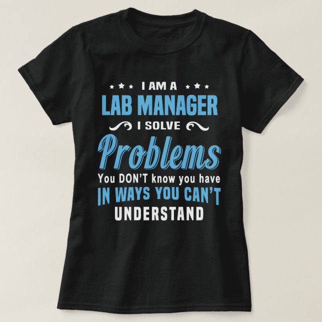 Lab Manager T-Shirt (Design Front)
