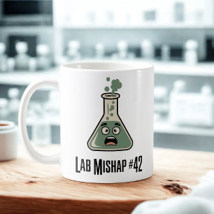 Lab Mishap #42   Chemistry Chaos Design   Coffee Mug
