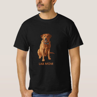 Lab Mum Fox Red Labrador Retriever Dog Lover   T-Shirt