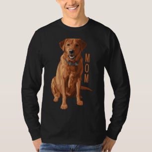 Lab Mum Fox Red Labrador Retriever Dog T-Shirt