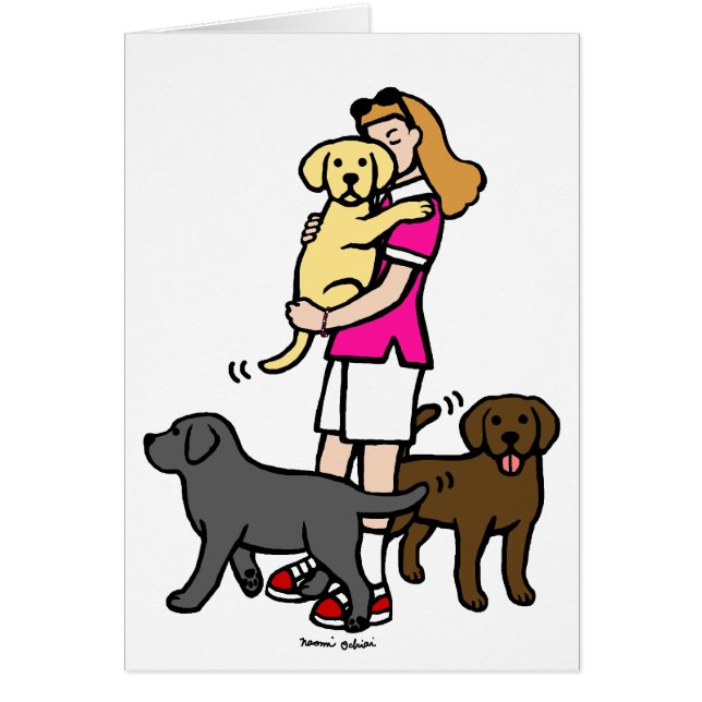 Lab Mum in the Pink Shirt 1 (Front)