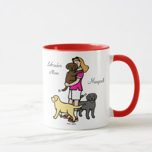 Lab Mum in the Pink Shirt 2 Mug