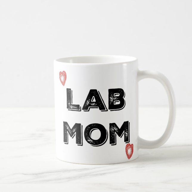 Lab Mum Mug - Yellow Labrador Retriever Gifts (Right)