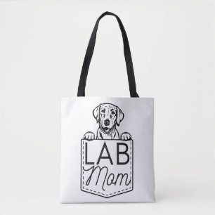 “Lab Mum” Peek-a-Boo Premium Tote