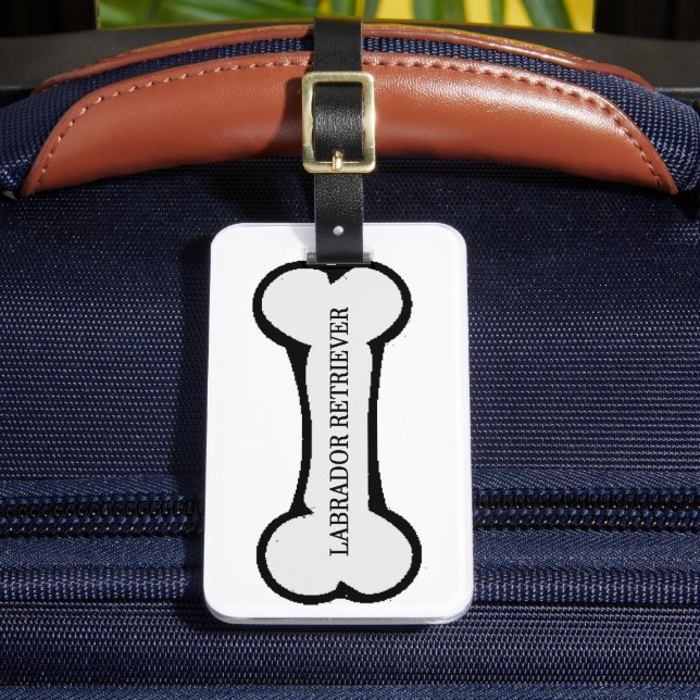 lab name on bone luggage tag (Front Insitu 2)