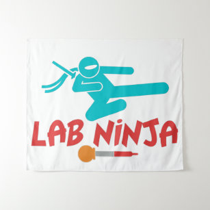 LAB NINJA - MEDICAL LAB SCIENTIST TAPESTRY