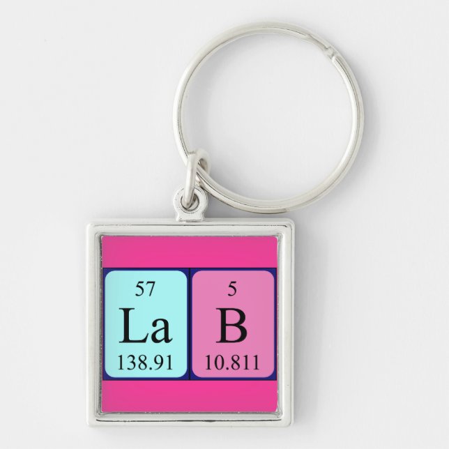 Lab periodic table keyring (Front)