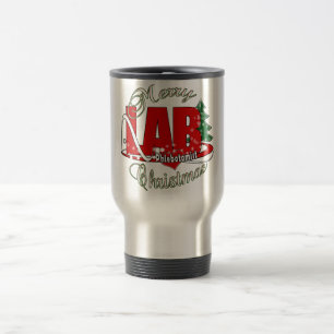 LAB PHLEBOTOMIST CHRISTMAS TRAVEL MUG