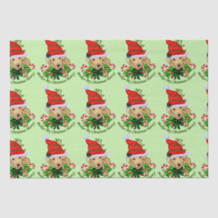 Lab Puppy Christmas Tissue Paper