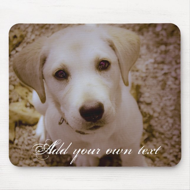 Lab Puppy Mousepad (Front)