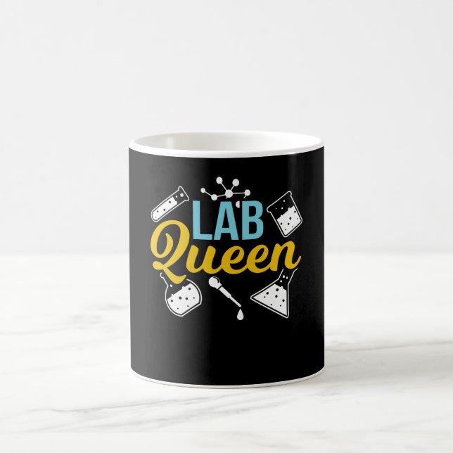 Lab Queen Laboratory Pun Laboratory Scientist Coffee Mug (Center)