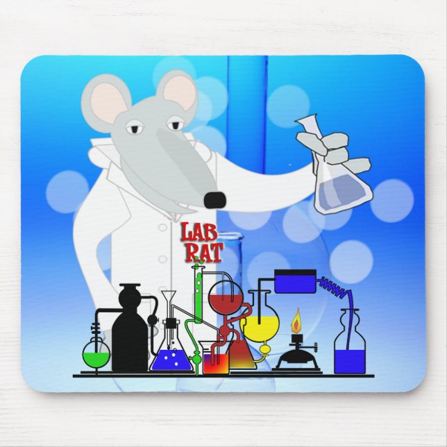 LAB RAT CHEMISTRY MOUSE MAT (Front)