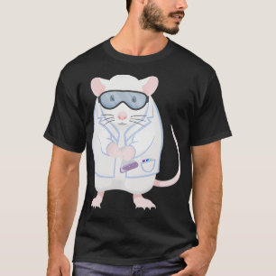 Lab Rat Inspired Laboratory Rat Related Rat Scienc T-Shirt