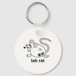 Lab Rat Key Ring