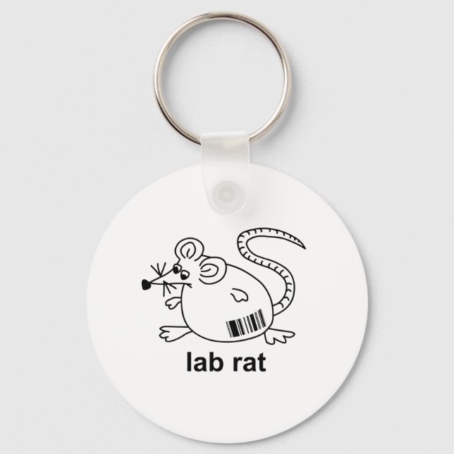 Lab Rat Key Ring (Front)