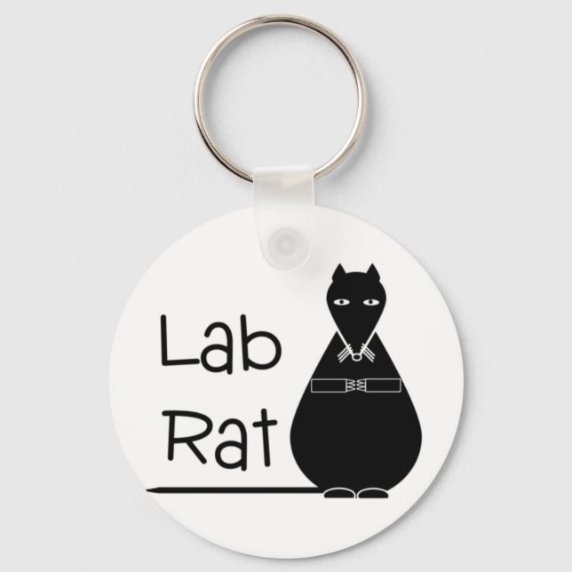 Lab Rat keychain (Front)
