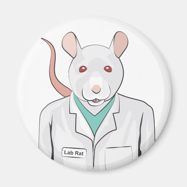 Lab Rat Magnet (Front)