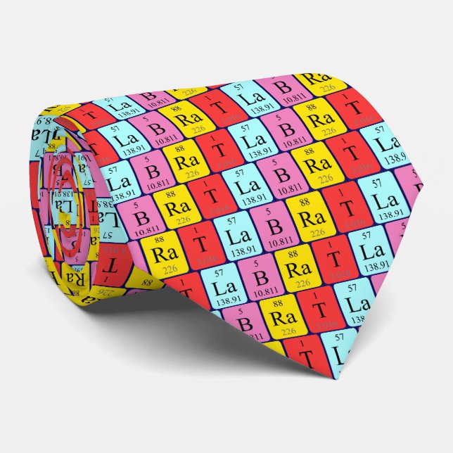 Lab Rat periodic table name tie (Rolled)