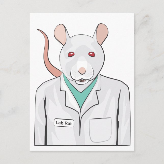 Lab Rat Postcard (Front)