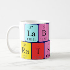 Lab Rats Periodic table mug