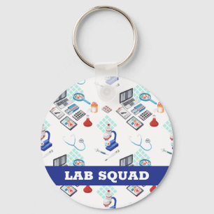 Lab Squad, Medical Laboratory Professional Gift Key Ring