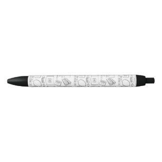 Lab tech black ink pen