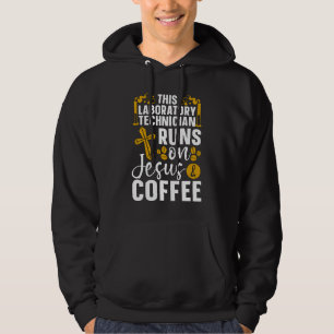 Lab Tech Chemist Laboratory Tech Coffee Technician Hoodie