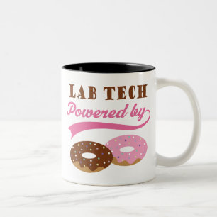 Lab Tech Funny Gift Two-Tone Coffee Mug