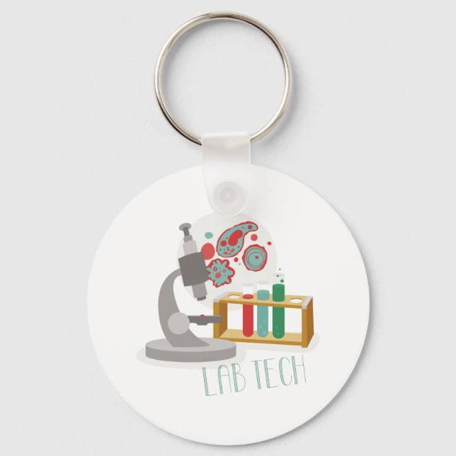 Lab Tech Key Ring (Front)