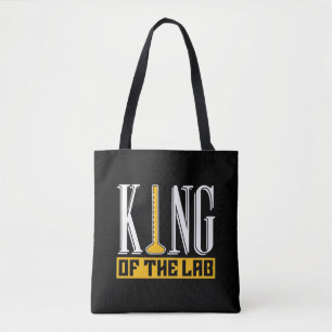 Lab Tech King Of The Lab Laboratory Technician Tote Bag