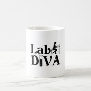 Lab Tech Lab Diva Chemist Laboratory Technician Coffee Mug