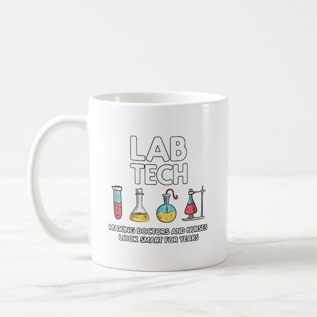 Lab Tech Laboratory Coffee Mug (Left)