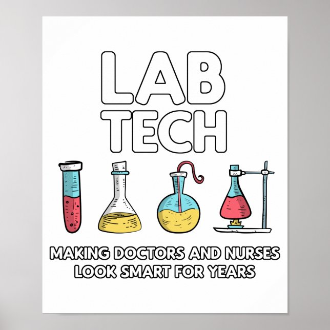 Lab Tech Laboratory Poster (Front)
