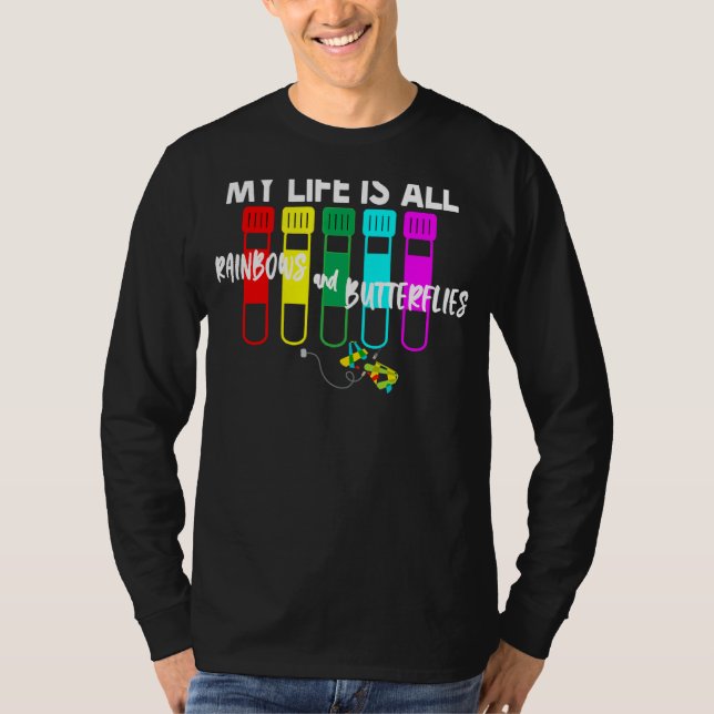 Lab Tech Laboratory Technician Week 2022 Colourful T-Shirt (Front)