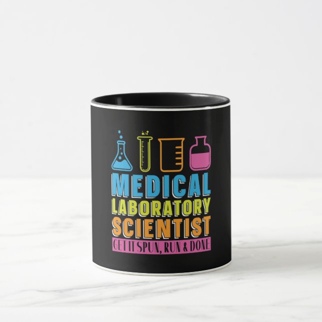 Lab Tech Medical Laboratory Technician Chemist Mug (Center)