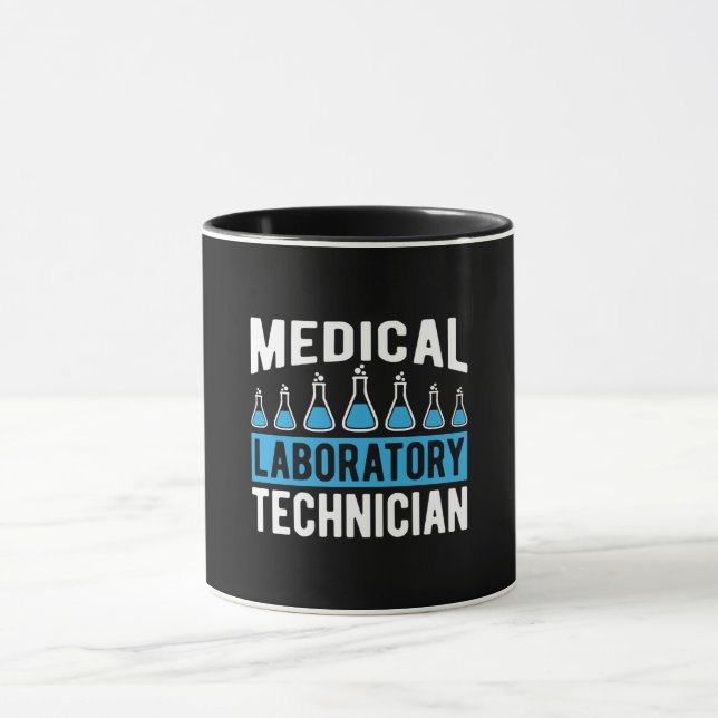 Lab Tech Medical Laboratory Technician Chemist Mug (Center)