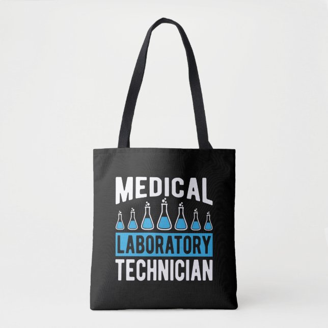 Lab Tech Medical Laboratory Technician Chemist Tote Bag (Front)