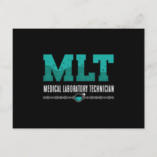 Lab Tech MLT Medical Laboratory Technician Science Postcard