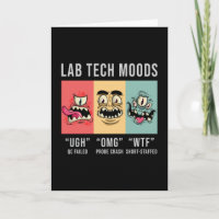 Lab Tech Moods Laboratory Science Technician Gift