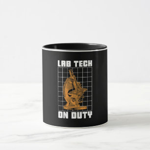 Lab Tech On Duty Chemist Laboratory Technician Mug
