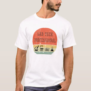 Lab tech professional vintage sunset retro T-Shirt