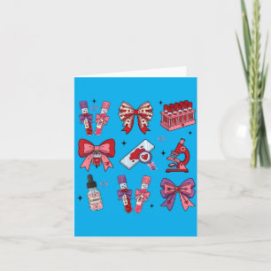 Lab Tech Valentines Day Laboratory Scientist Card